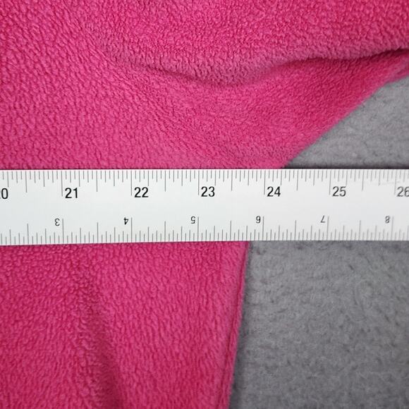 Croft & Barrow Sport Sweater Womens XL Pink Fleece Snowman Christmas Pullover - Picture 3 of 13